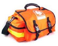 Emergency Extrication Collar Bag - Orange Trauma Neck Brace Storage for First Responders & EMTs | First Aid Kit Essential for Ambulance, Rescue & Disaster Preparedness