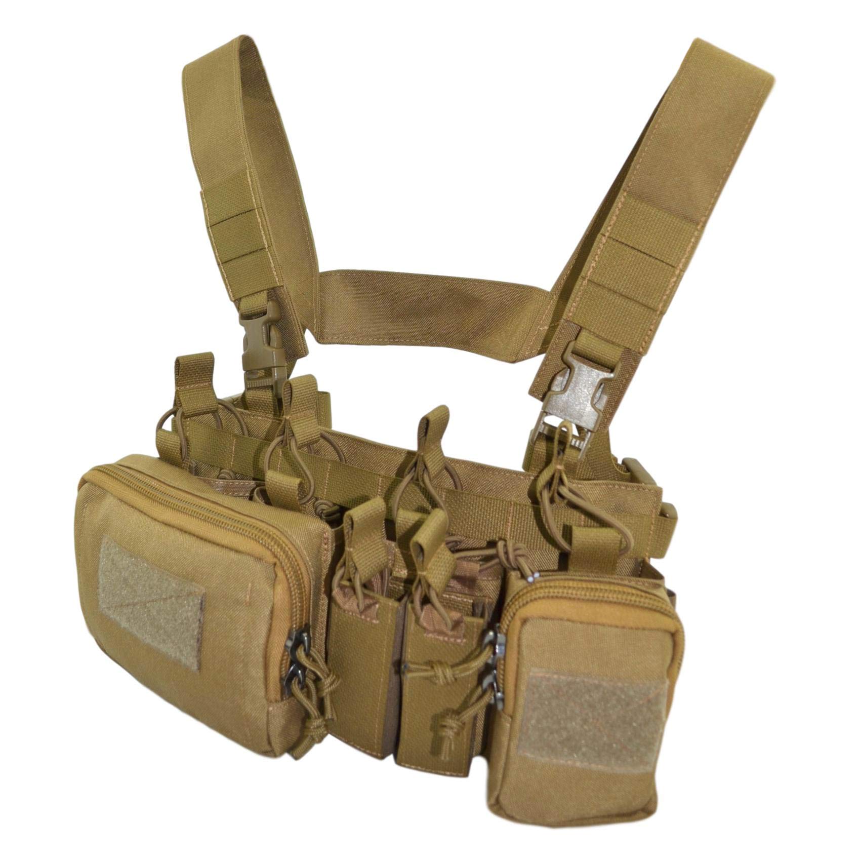 Russian Tactical Chest Rig Scout D3 - Military Molle Vest for Airsoft, Hunting & Outdoor Adventures - Durable Tactical Gear for Men - Perfect for Range Training, Hiking & Survival Scenarios