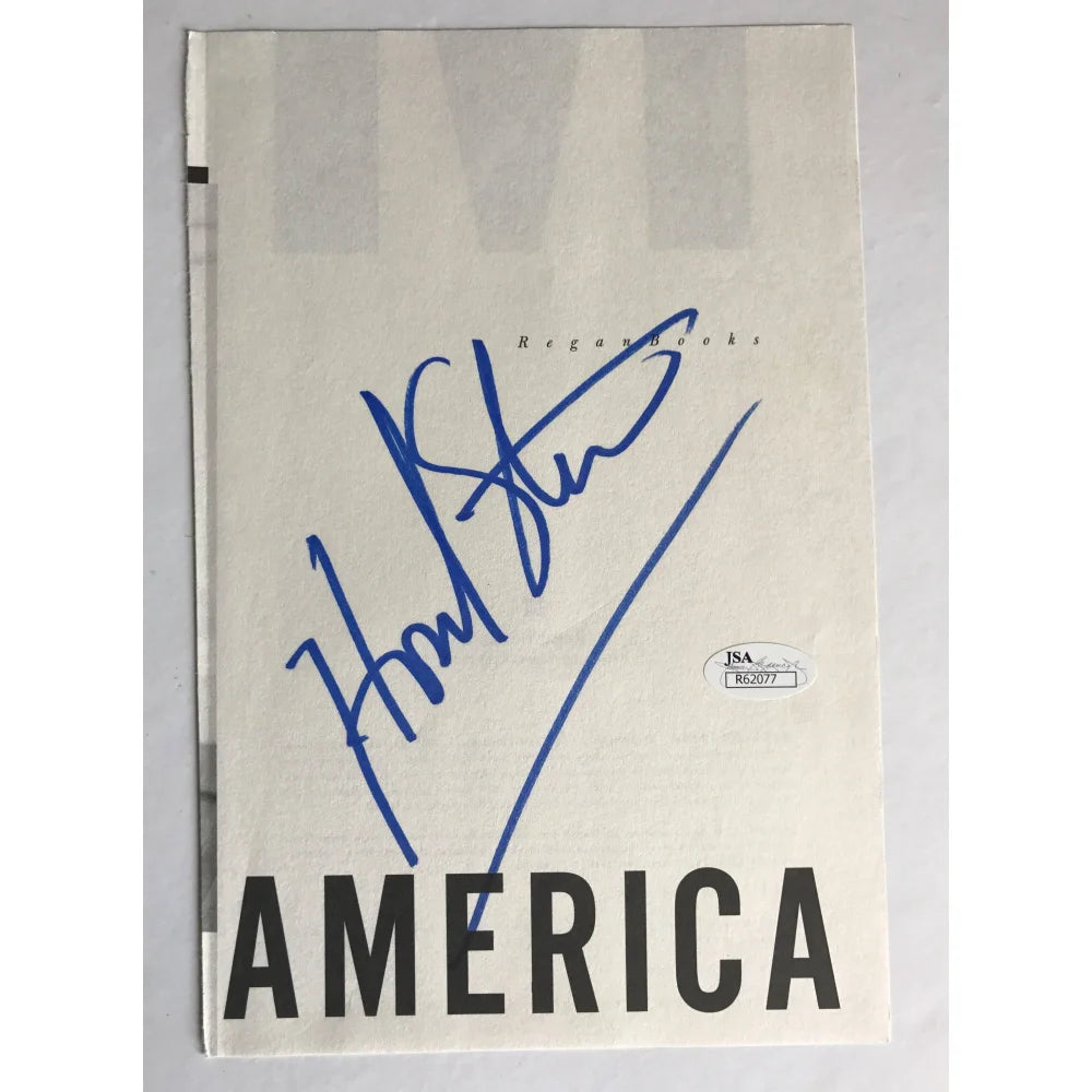 Howard Stern Signed 6x9 Cut Autograph with JSA COA - Authentic Radio Show Memorabilia from Private Parts - Perfect for Collectors, Fans, and Display in Home or Office