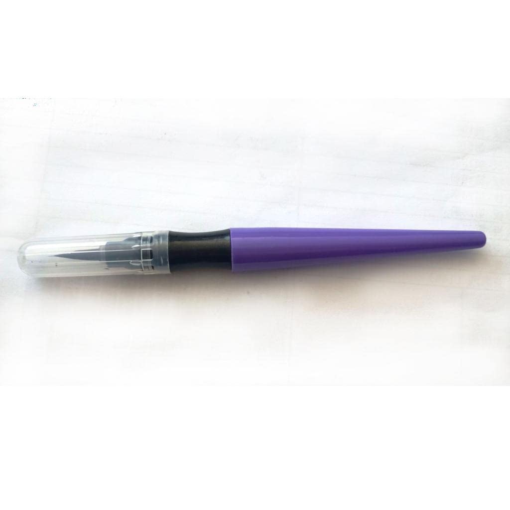 VMS INDIA Professional Face & Body Nail Art Paintbrush Set - Purple Synthetic Bristles for Makeup, Tattoo, Henna & Halloween Designs - Perfect for Artists, Salons & DIY Beauty Projects