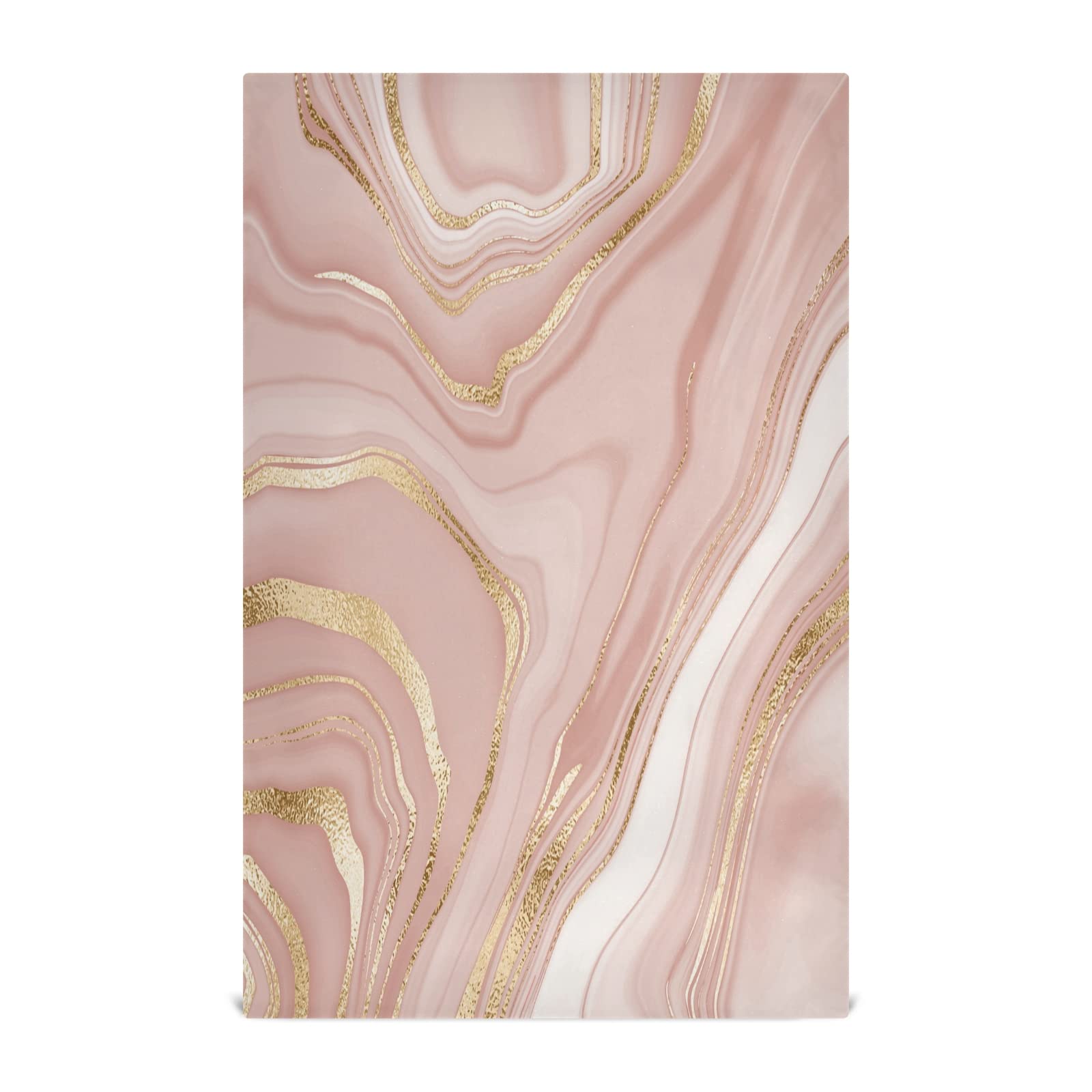 Rose Gold Glitter Dish Cloths Set of 6 - Kitchen Towels for Drying Dishes & Decor