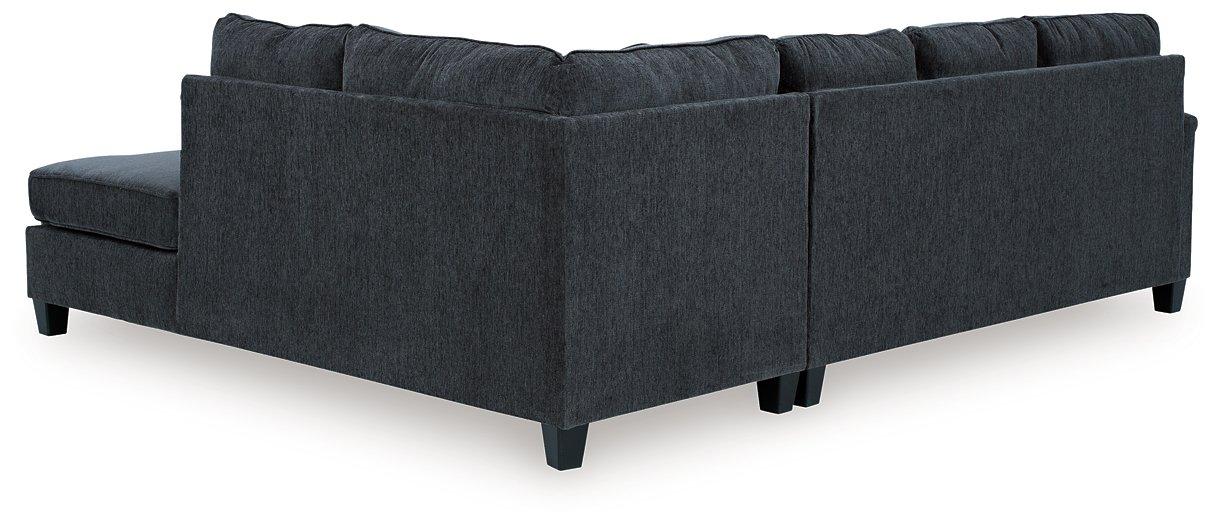 Abinger 2-Piece Sectional Sofa with Chaise Lounge - Modern L-Shaped Living Room Couch for Small Spaces, Apartment & Family Room Furniture