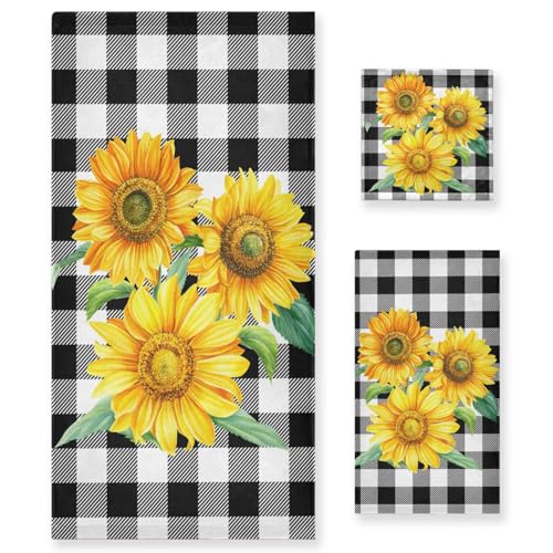 Sunflowers Plaid