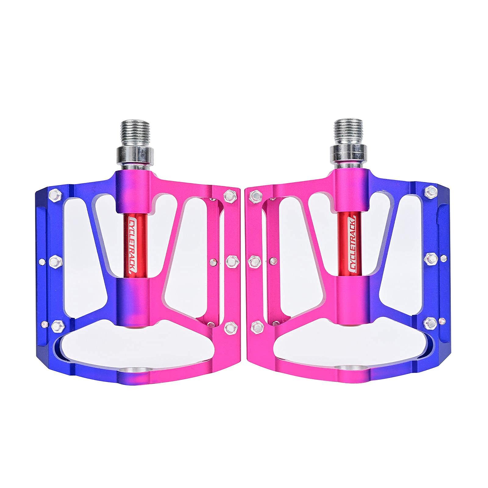 TOYUN Ultralight Aluminum Alloy Mountain Bike Pedals - High-Performance Road & MTB Cycling Pedals for Smooth Riding | Perfect for Commuting, Trail Riding & Long-Distance Cycling