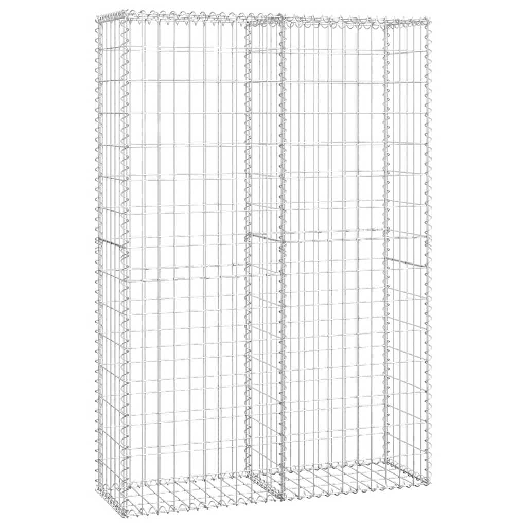 Galvanized Gabion Basket with Lids - 59.1
