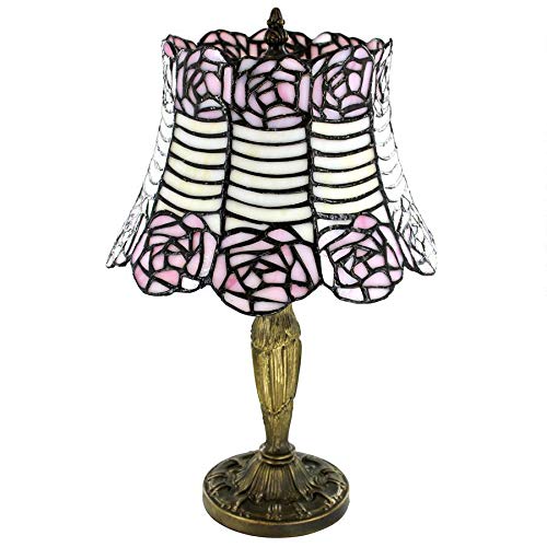 Design Toscano Parisian Tiffany-Style Stained Glass Table Lamp - Elegant Home Decor for Living Room, Bedroom & Office Lighting