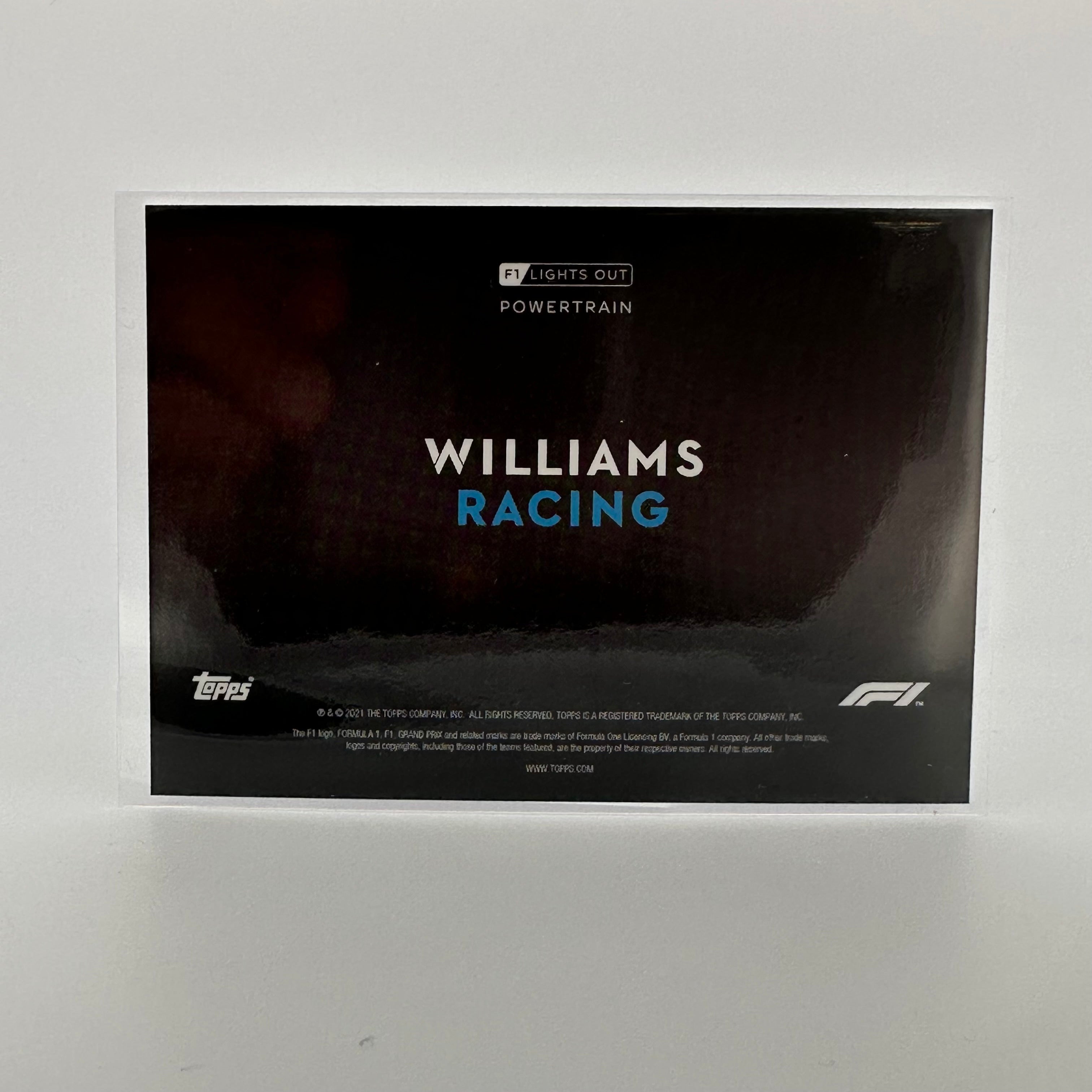 Williams Racing Powertrain Red Parallel Die-Cast Model Car - Collectible F1 Memorabilia for Racing Fans & Display Enthusiasts