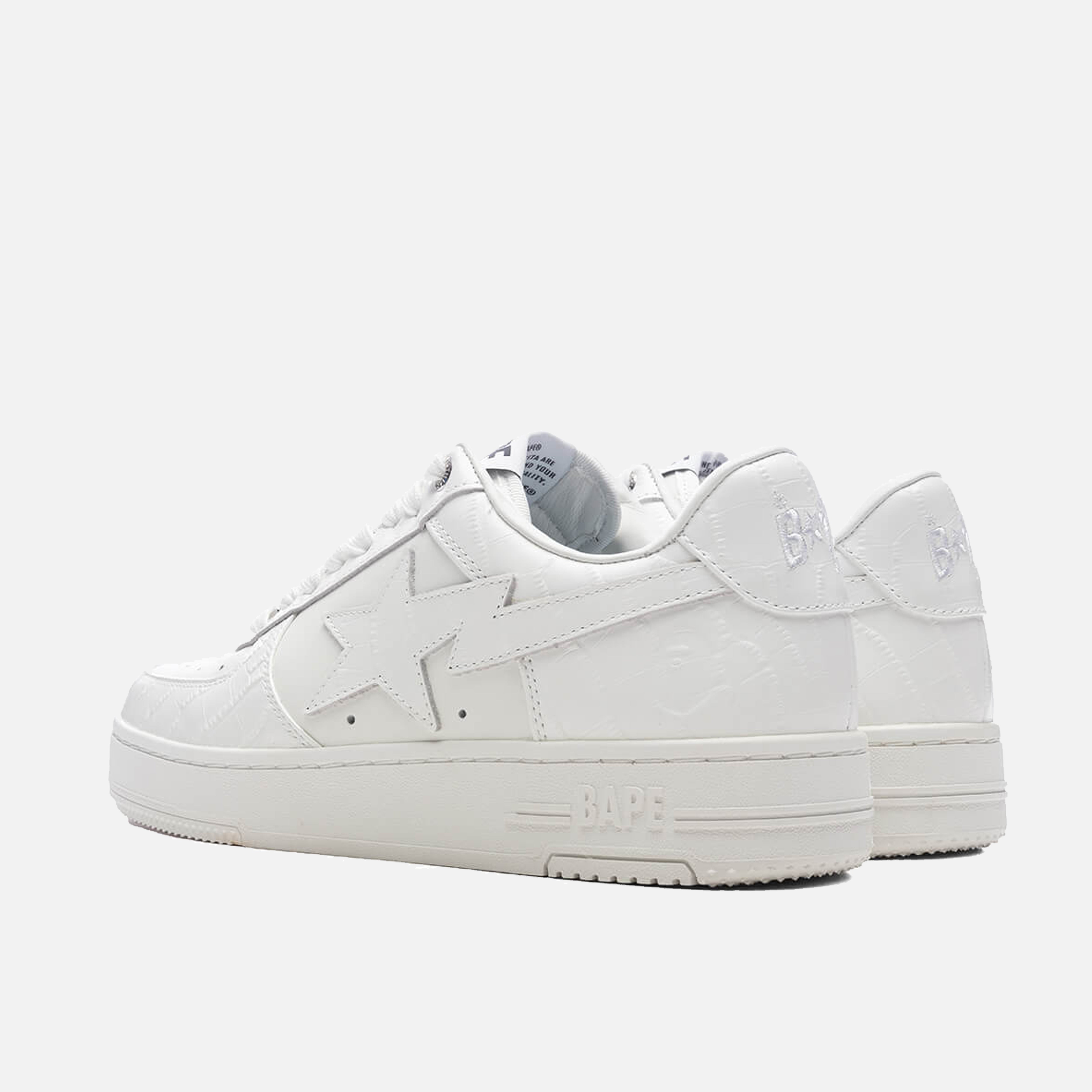 BAPE STA #3 M2 White Sneakers - Men's Streetwear Fashion Shoes for Casual Wear & Urban Style