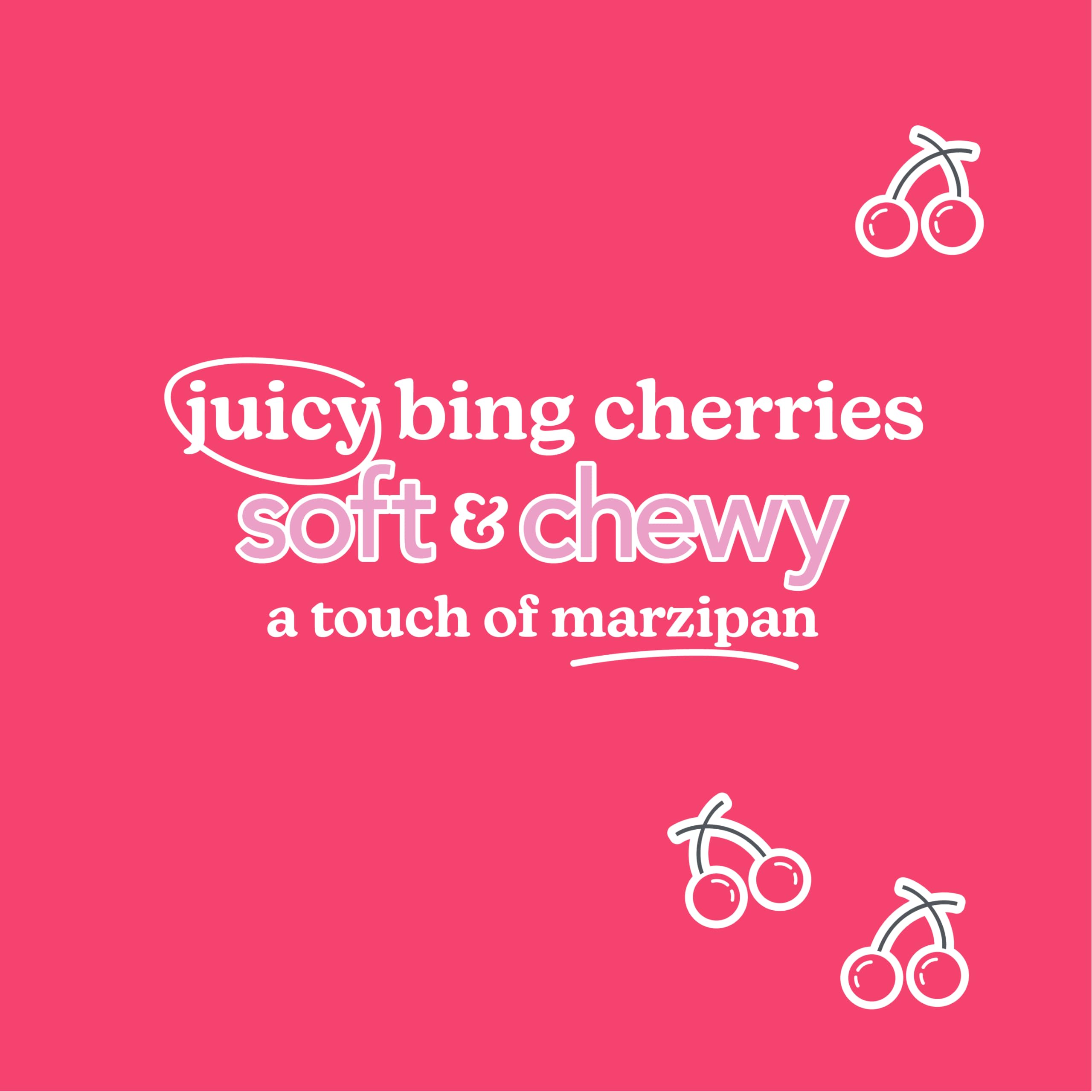 Love + Chew Tasty Gluten-Free Vegan Cookies - Bulk Box (60 Count) - Cherry Almond Flavor, Paleo & Non-GMO Healthy Snacks - Individually Wrapped Soft-Baked High Protein Almond Cookies (2oz Each) - Perfect for School Lunches, Office Snacks & On-the-Go Energy Boosts