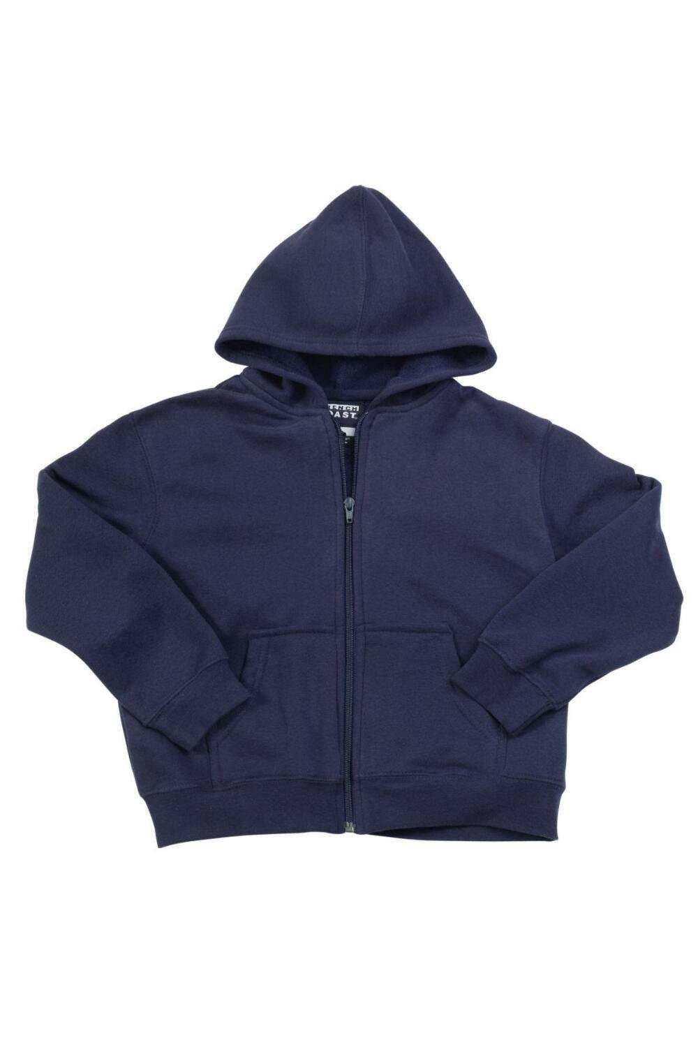 French Toast Boys Girls Unisex School Uniform Hooded Sweatshirt - Navy Blue Pullover Hoodie for Kids (Size 3T) - Perfect for School Days, Casual Wear & Family Outings