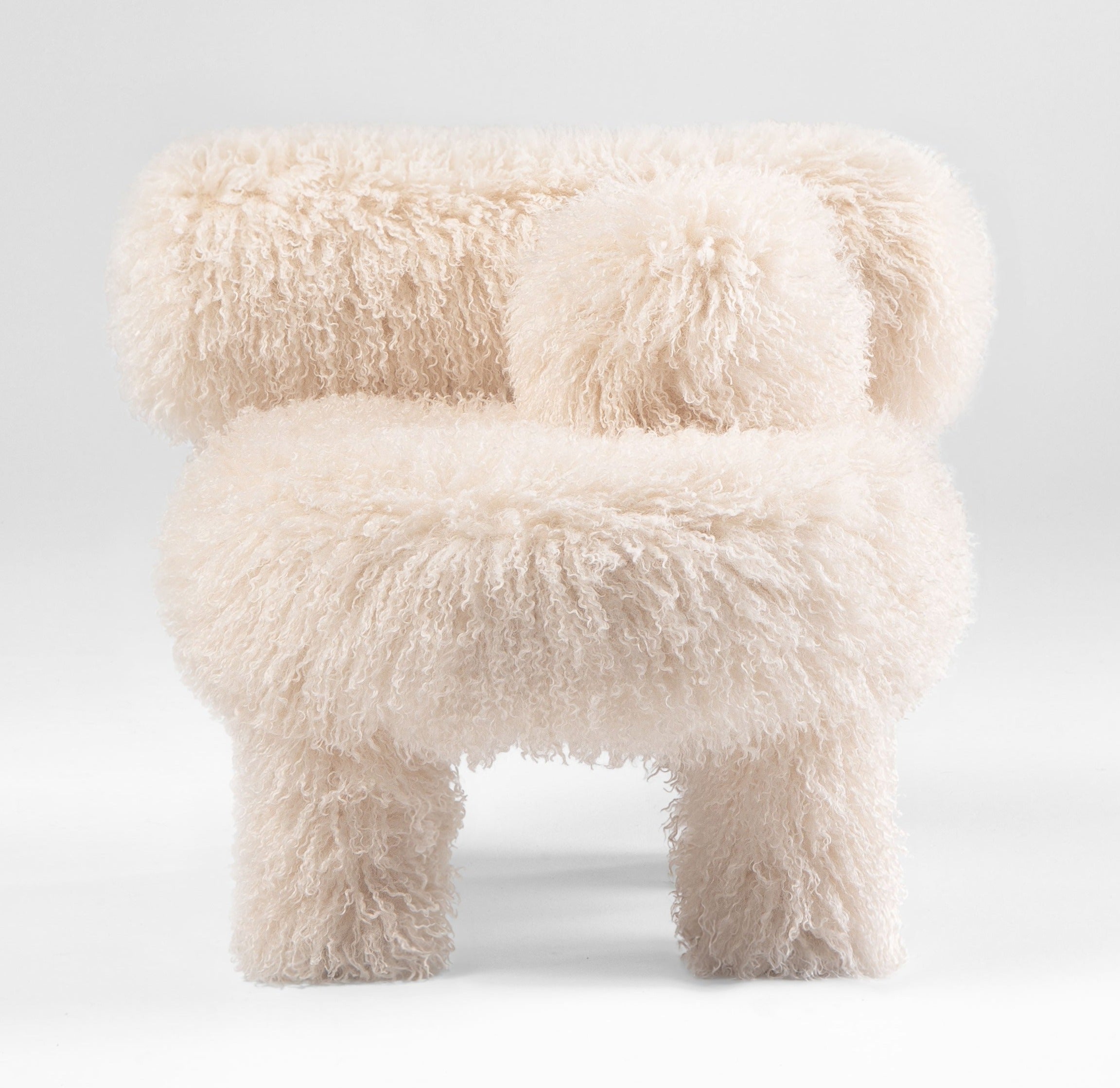 Noom Gropius Baby Low Chair CS1 Fluffy Edition - Soft & Comfortable Infant Seat for Feeding, Playtime & Relaxation | Perfect for Home, Nursery & Travel