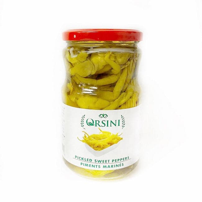 Sweet Pepper Pickles (Torshi) - 680g | Crunchy & Tangy Pickled Peppers | Perfect for Sandwiches, Salads & Charcuterie Boards