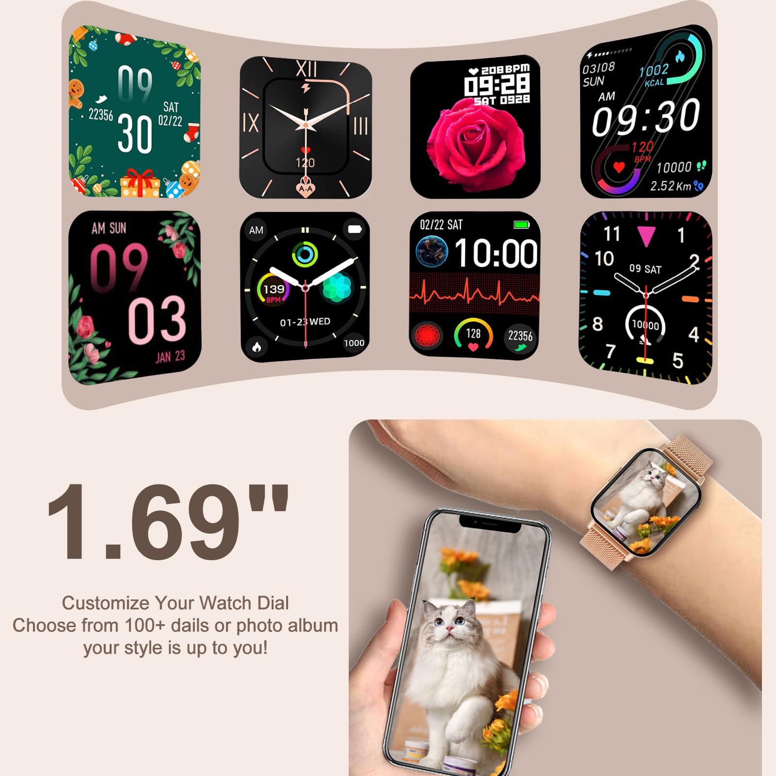 Colesma Smart Watch for Women - 1.69\