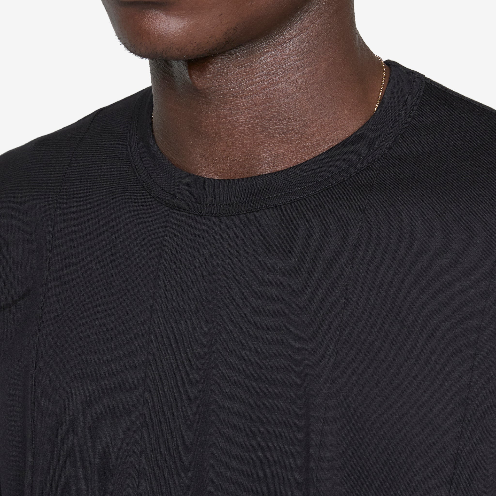 Oversized Asymmetric Hem T-Shirt for Women - Black Cotton Casual Tee | Trendy Loose Fit Top for Streetwear, Layering & Everyday Outfits