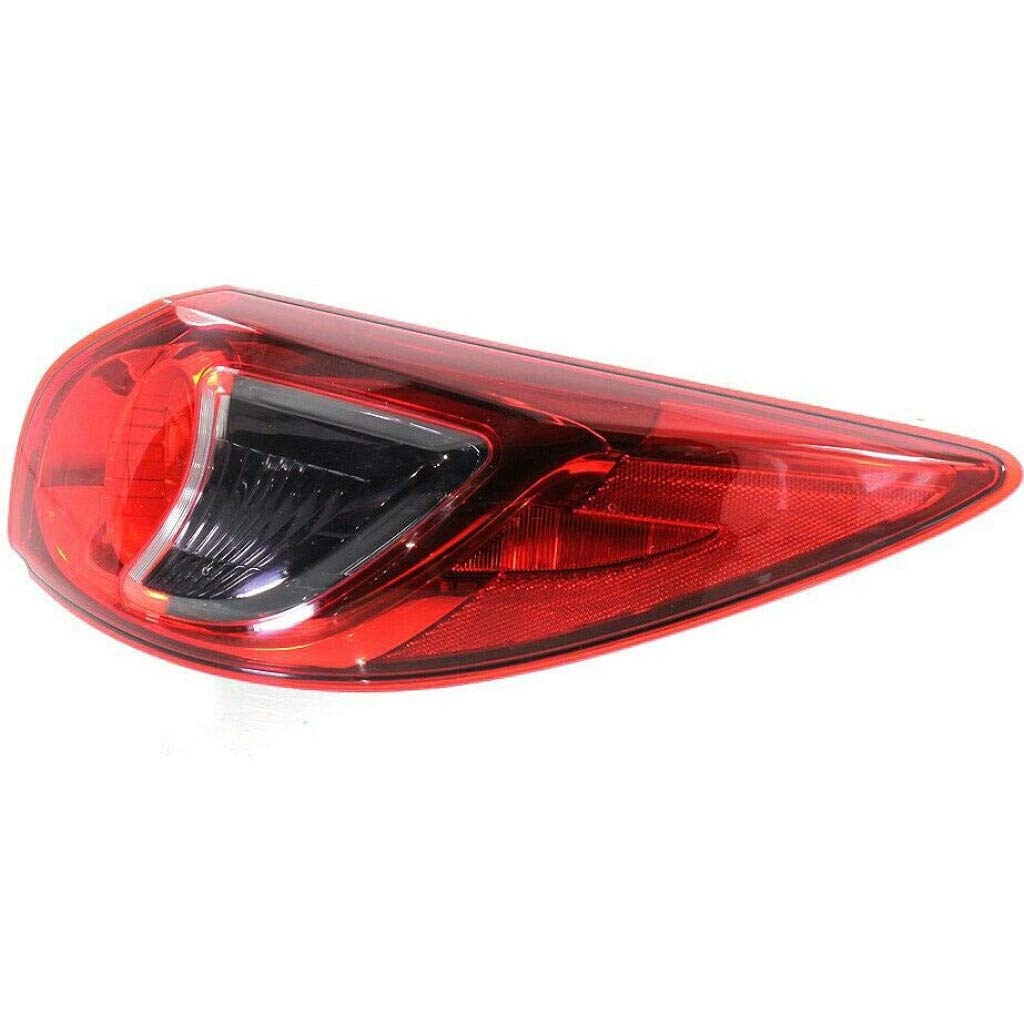 Mazda CX-5 Tail Light Assembly Passenger Side Outer 2013-2016 Models - CAPA MA2805111 | KD3351150C - Perfect Replacement for Damaged Lights & Nighttime Driving Safety