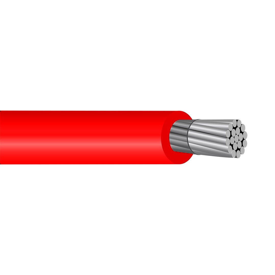 1 AWG THHN/THWN-2 Aluminum Building Wire - 600V PVC Insulated Nylon Jacket Electrical Cable for Commercial & Residential Wiring Projects