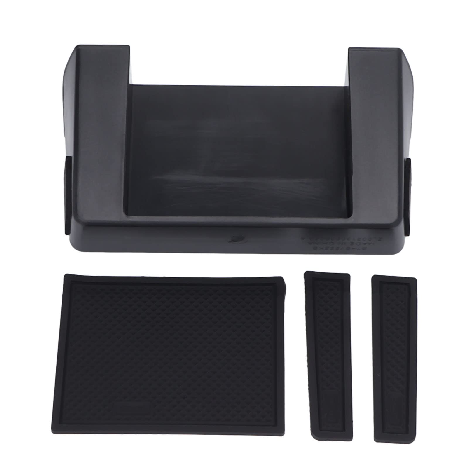 ABS+Rubber Console Storage Tray - Anti-Slip Organizer for Glove Box, Sunglasses & Cards | Space Saving Car Accessory | Perfect for Road Trips & Daily Commute