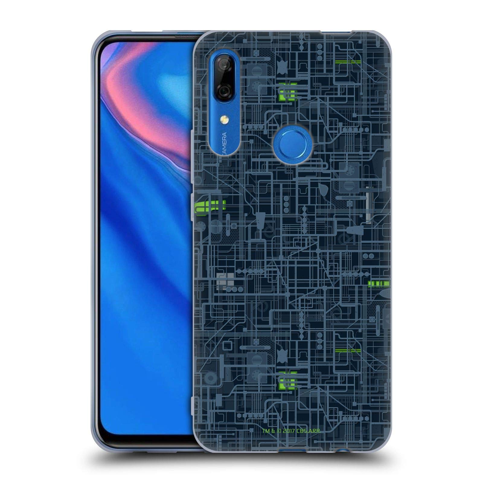 Officially Licensed Star Trek The Borg TNG Soft Gel Phone Case for Huawei P Smart Z/Y9 Prime - Durable Protection, Sci-Fi Design - Perfect for Trekkies & Everyday Use