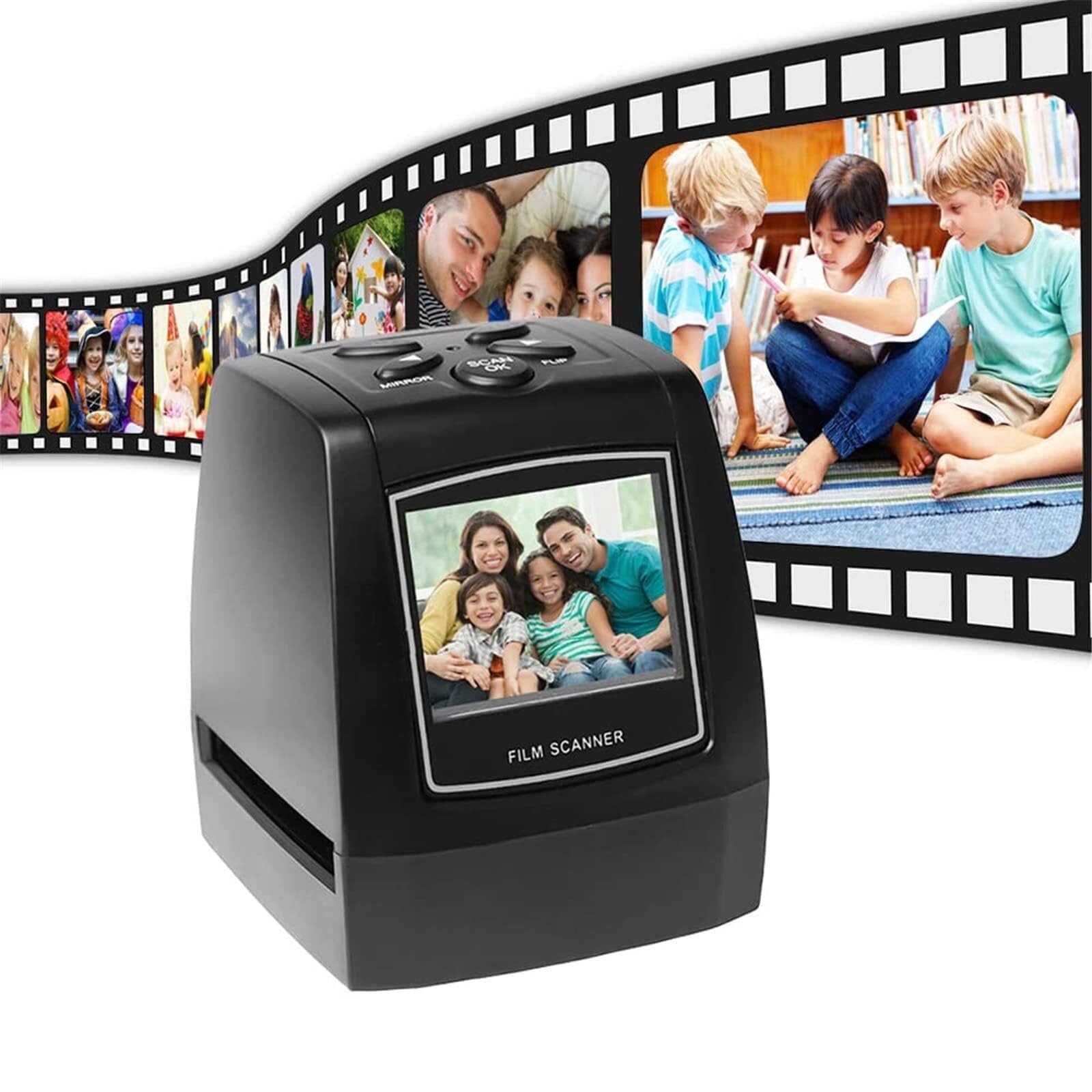 Portable 35mm/135mm Negative Film Scanner - Slide to Digital Converter for Old Photos & Films | Digitize, Restore & Preserve Memories | Perfect for Home Archiving, Photography Hobbies & Family History Projects