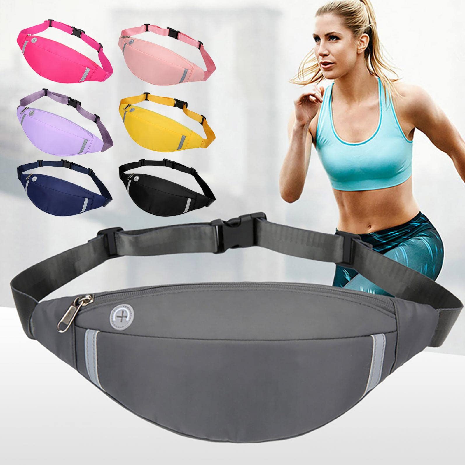 Women's Fashion Waist Bag - Ultra Lightweight Waterproof Running Belt for Gym, Marathon, Cycling & Outdoor Activities | Perfect for Workouts, Travel & Daily Use