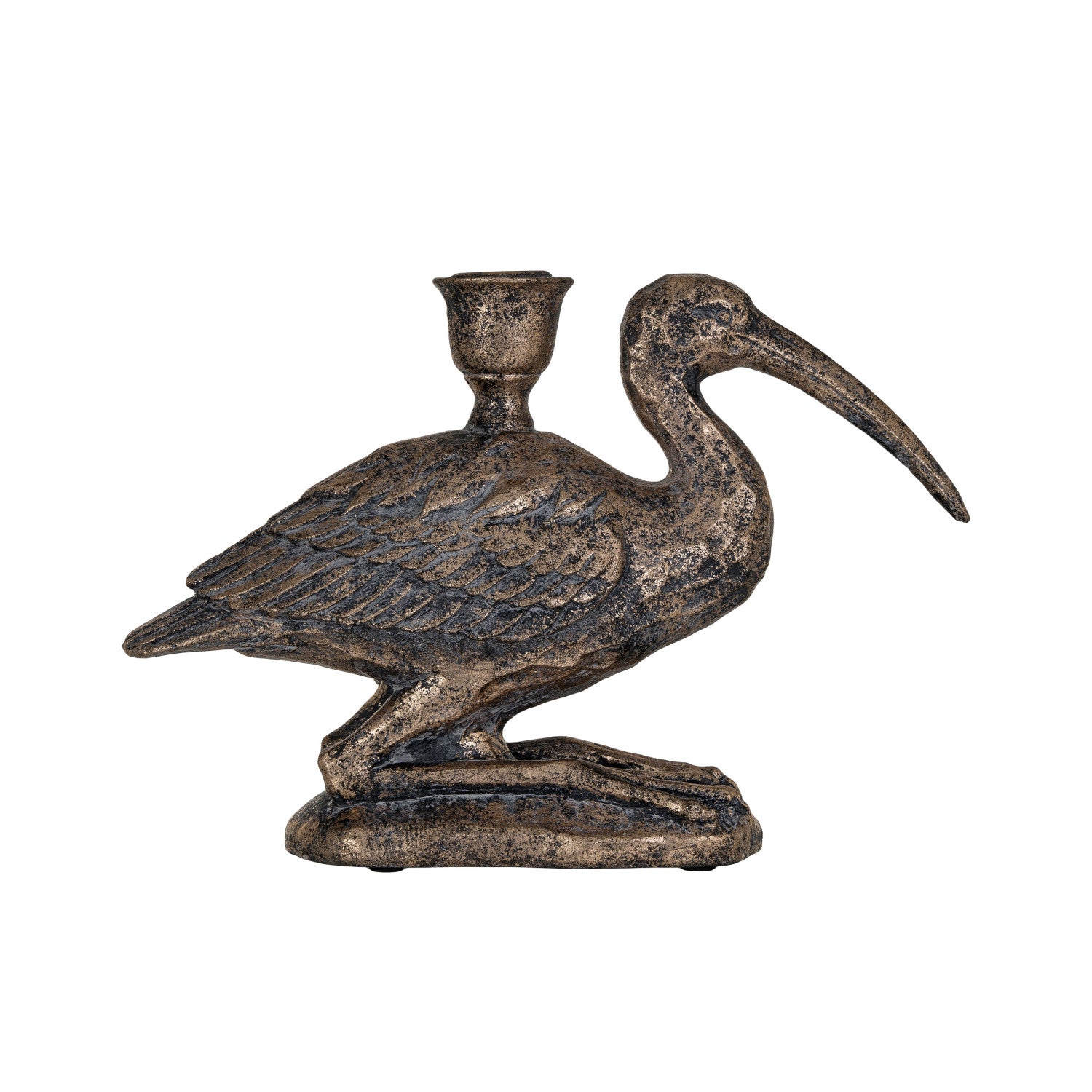 Elegant Bird Taper Candle Holder - Vintage Brass Candle Stand for Table Decor, Wedding Centerpieces & Romantic Dinner Ambiance