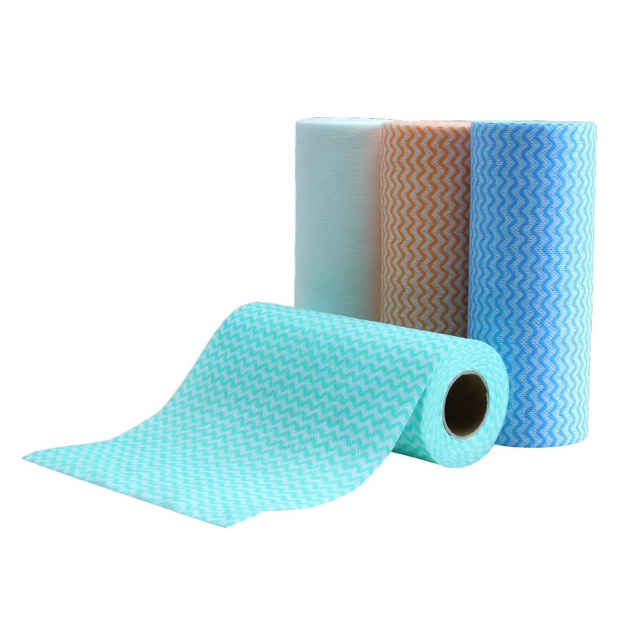 50PCS Reusable Kitchen Cleaning Rags - Scouring Pads for Dishes & Countertops