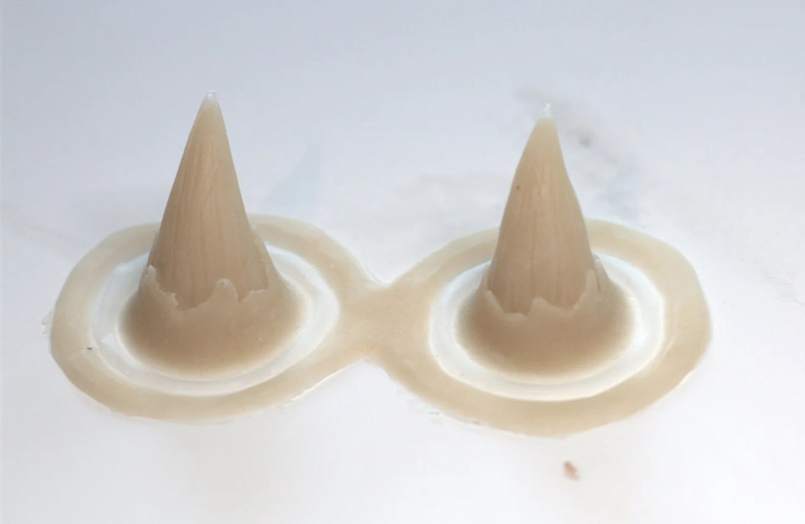 Obsidian FX Devil Horns Demon Silicone Prosthetics - Realistic Costume Accessories for Halloween, Cosplay & Horror Events