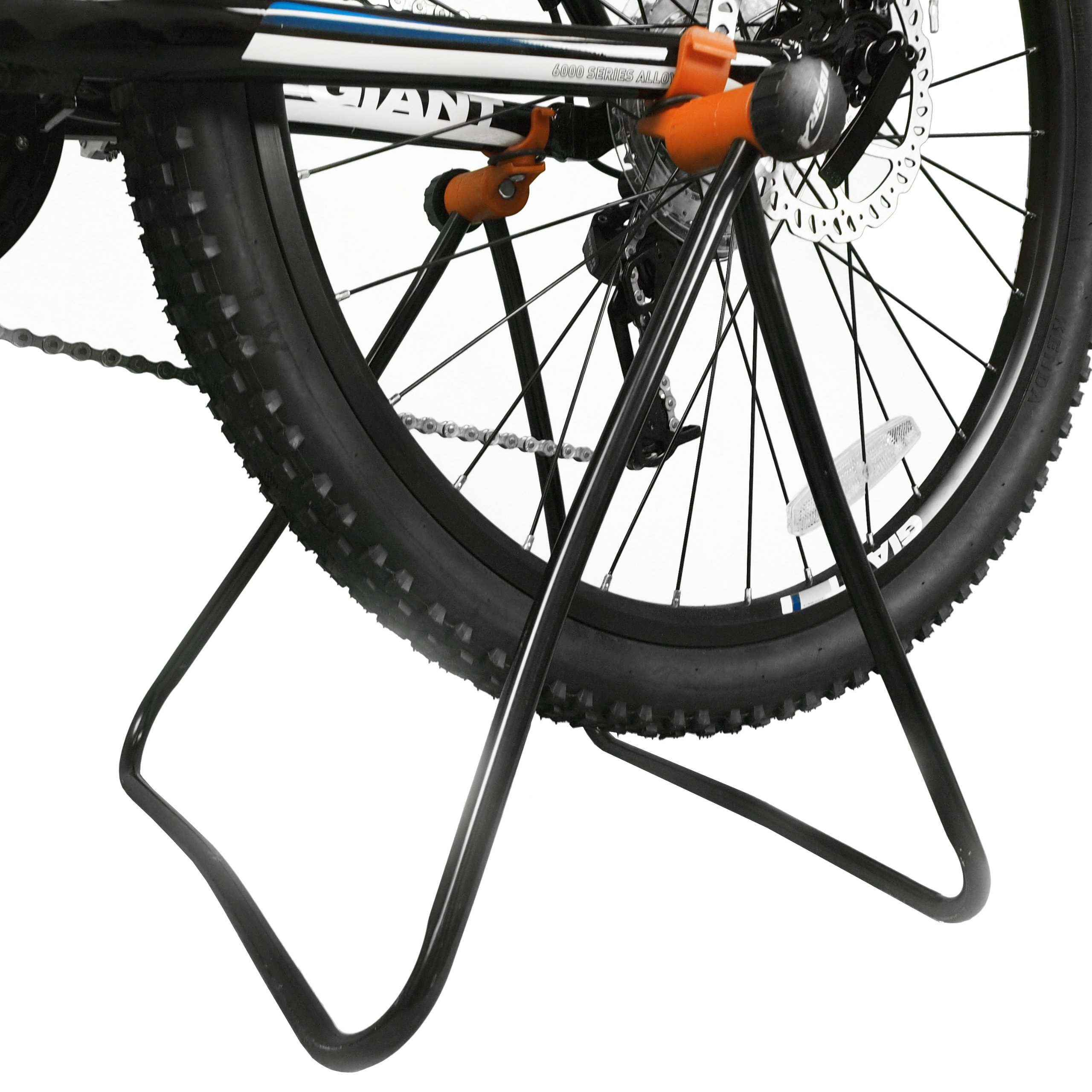 Ibera Adjustable Height Foldable Bike Repair Stand - Heavy Duty Bicycle Maintenance Rack for Storage & Mechanic Work - Perfect for Home Garage, Bike Shop & Outdoor Cycling Repairs