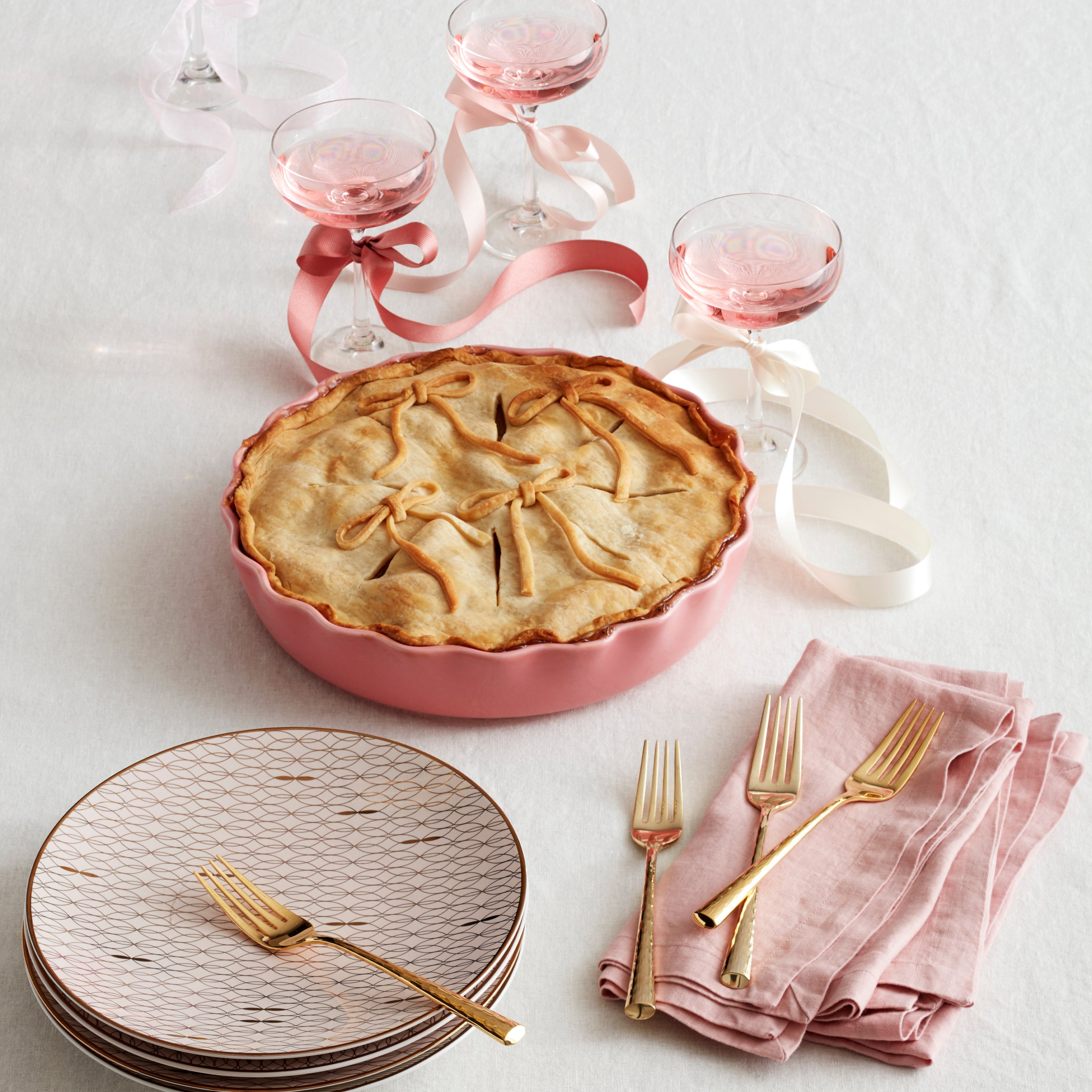 Make It Pop Pie Dish - Premium Ceramic Pie Pan for Baking - Perfect for Thanksgiving, Christmas & Family Gatherings