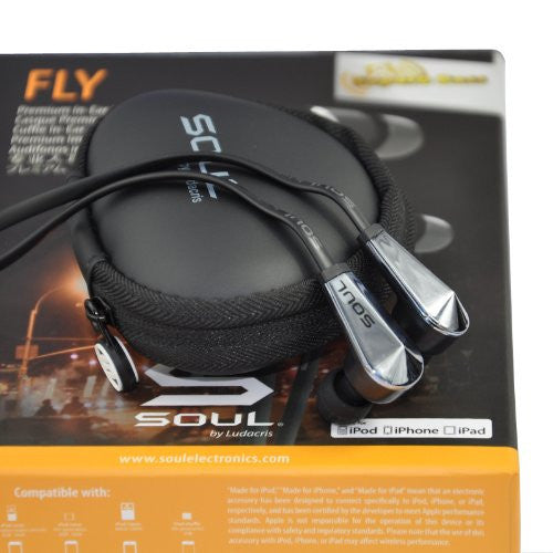 Soul Ludacris SLF02 Wireless Earbuds - Bluetooth 5.0 In-Ear Headphones with Noise Isolation, 24H Playtime for Running, Gym, Workout & Travel