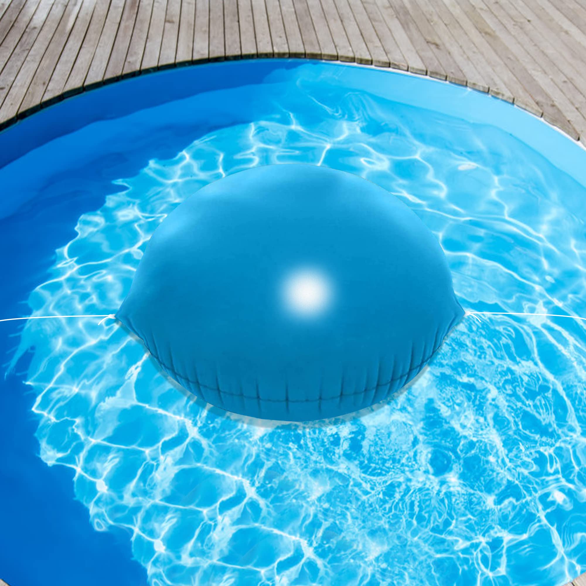 2-Pack Inflatable Pool Air Pillow for Winter Cover Support - Above Ground Swimming Pool Accessories, Ice Equalizer for Winterizing & Protecting Pool Covers (Great for Freeze Protection & Extending Cover Lifespan)