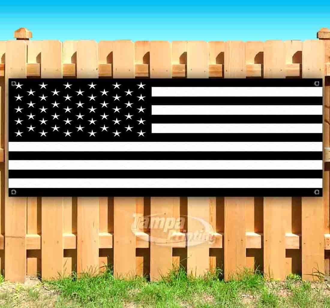 American Flag Banner - Heavy Duty 13 oz Vinyl, Single-Sided with Rustproof Metal Grommets - Perfect for Outdoor, Wall Decor, Parades & Patriotic Events