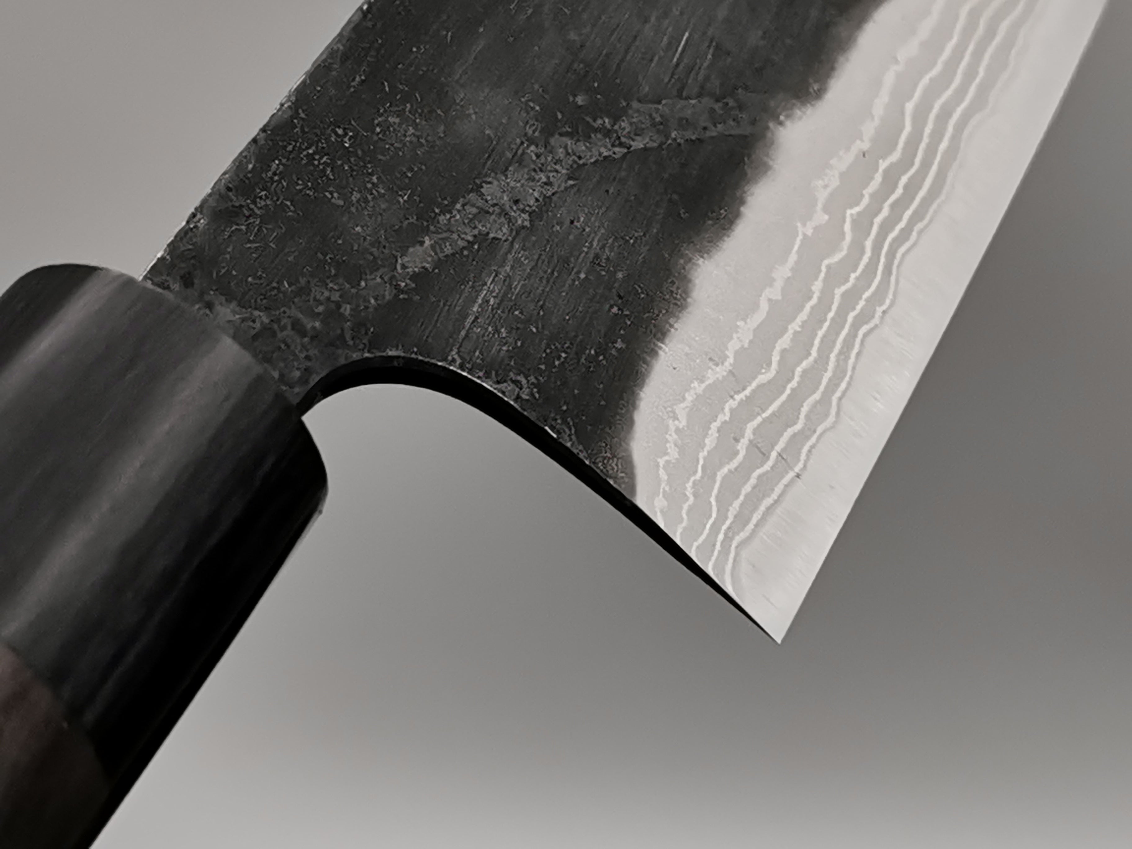 Premium Anryu Shirogami #2 Nakiri Japanese Vegetable Knife - High Carbon Steel Blade for Professional Chefs & Home Cooking - Perfect for Chopping, Slicing & Dicing Vegetables