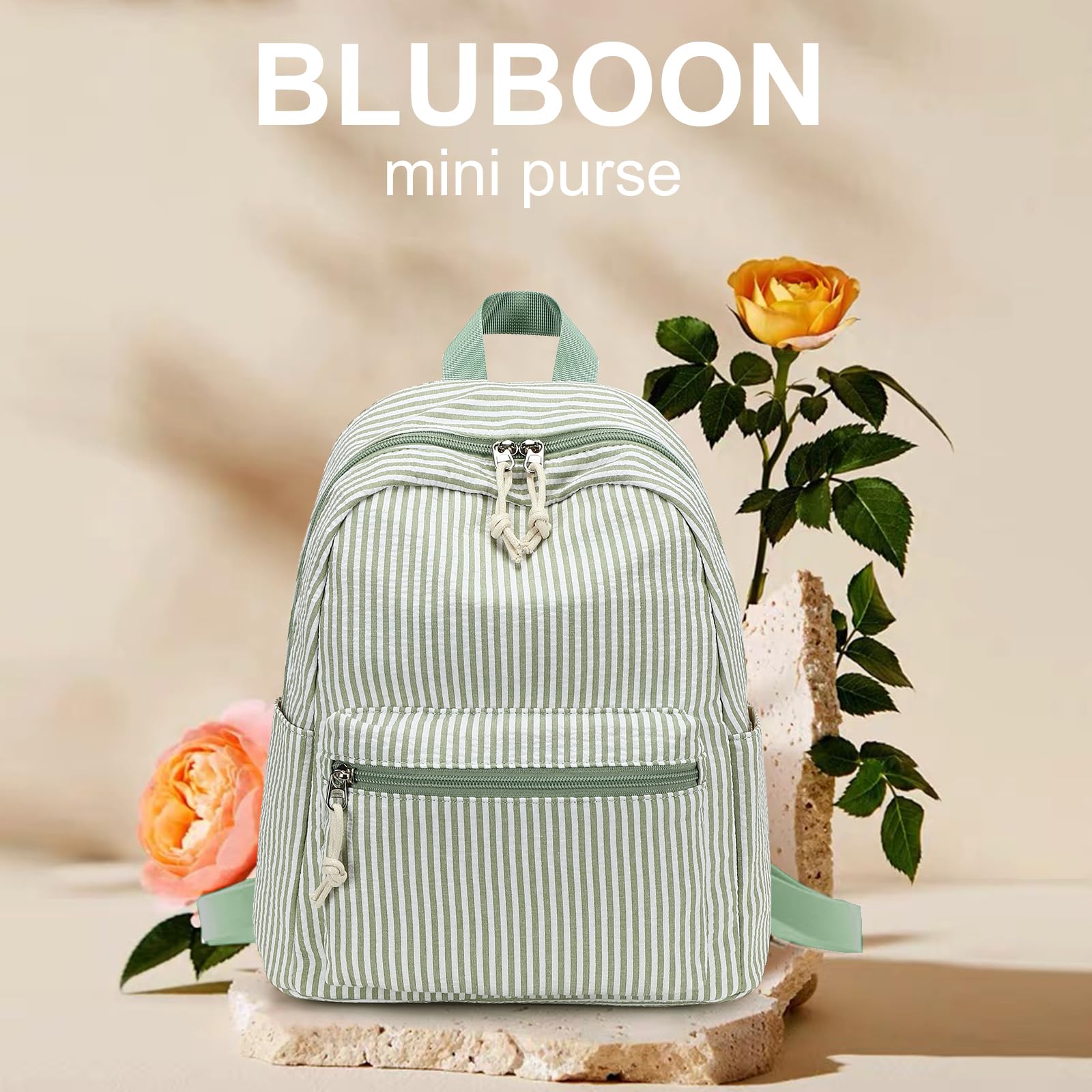 Bluboon Girls Mini Backpack for Women & Teens - Cute Small Backpack Purse for School, Travel & Everyday Use | Lightweight Casual Bookbag for College, Work & Shopping