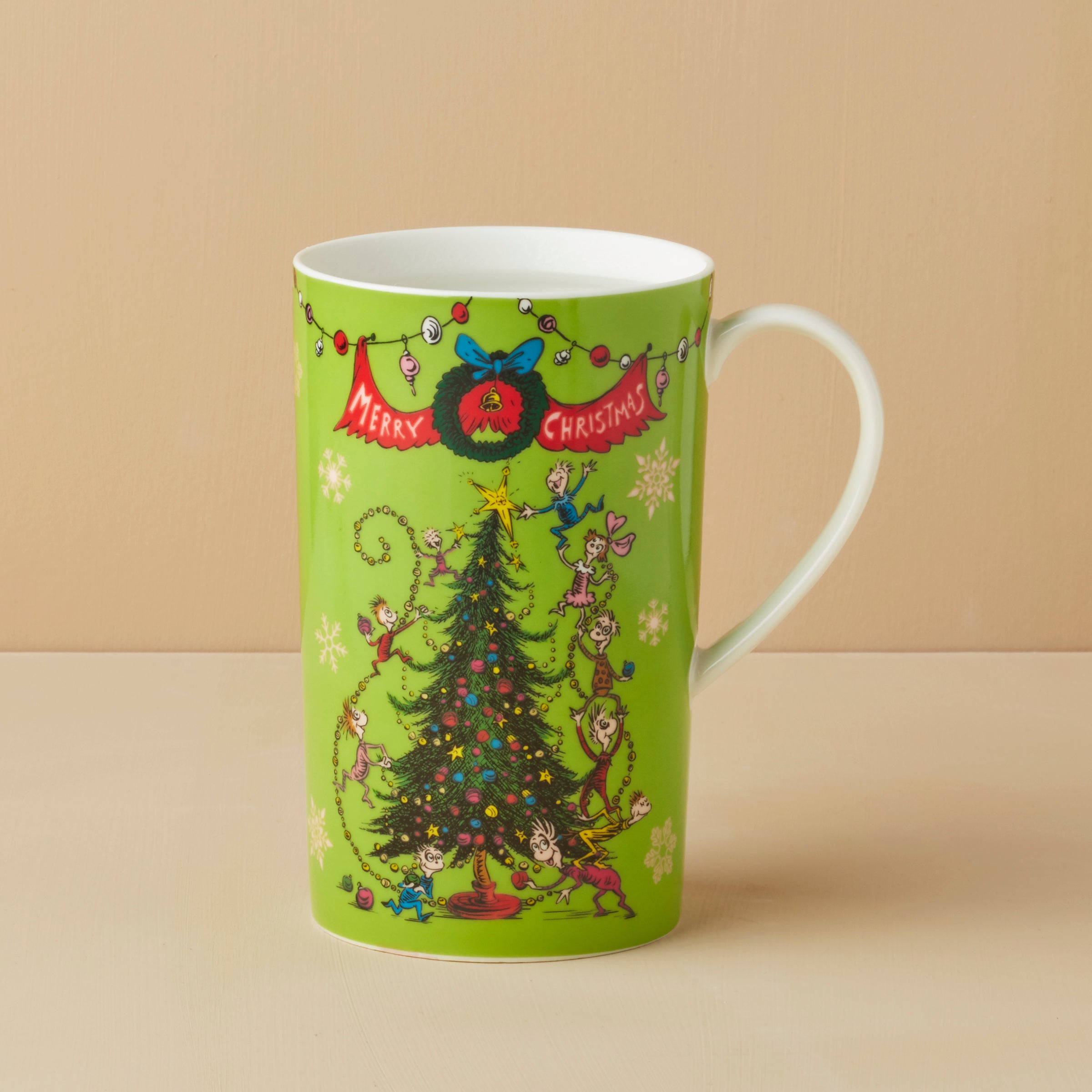 Merry Grinchmas Magic Heat Changing Mug - Christmas Themed Color Changing Coffee Cup - Perfect for Holiday Gifts & Cozy Winter Mornings