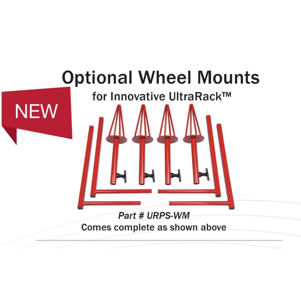 URPS-WM Universal Wheel Mounts - Adjustable & Durable for Easy Installation | Perfect for DIY Projects, Home Improvement, and Vehicle Customization