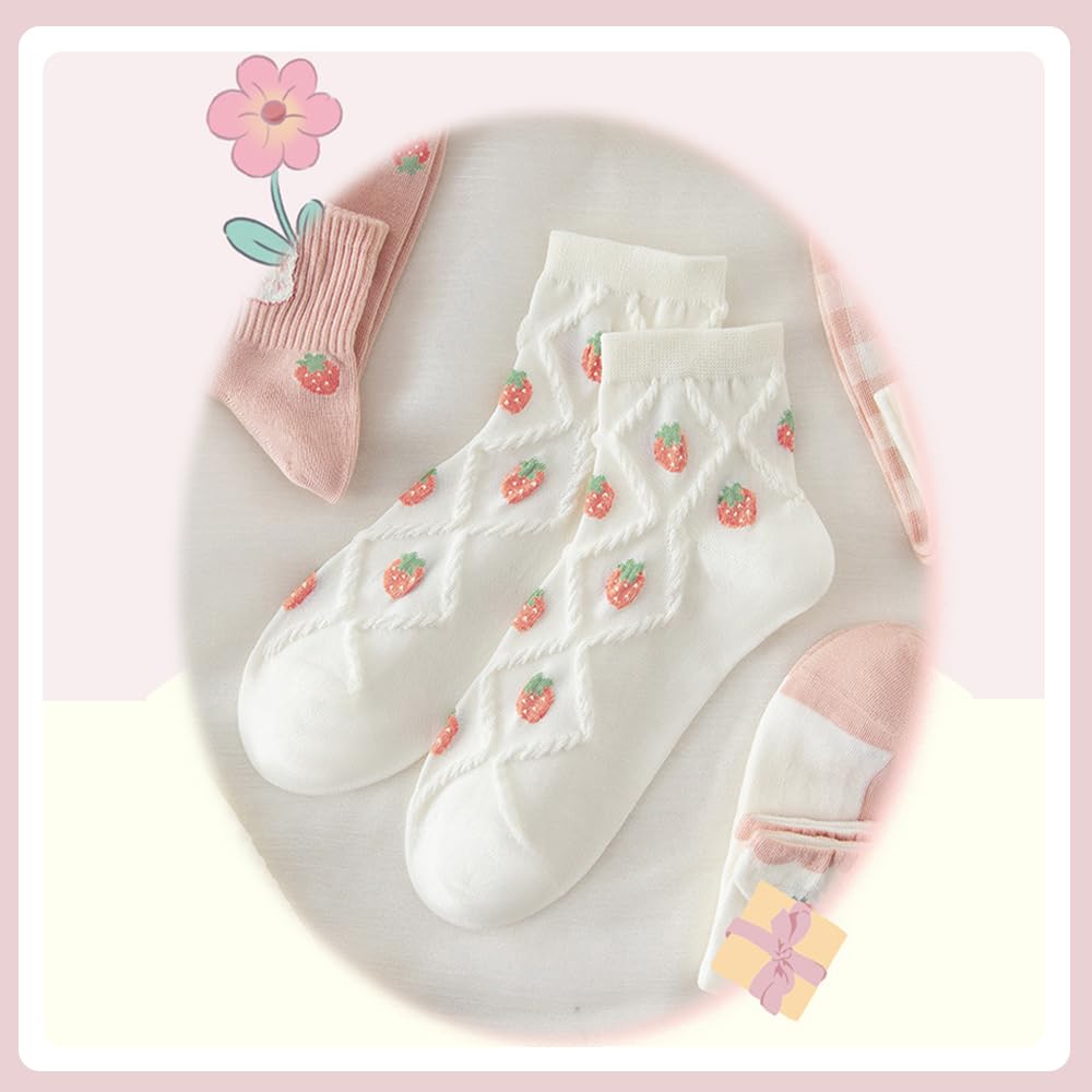 Breathable Women's Ankle Socks with Lace & Floral Embroidery - Comfortable Sports Socks for Running, Yoga & Casual Wear