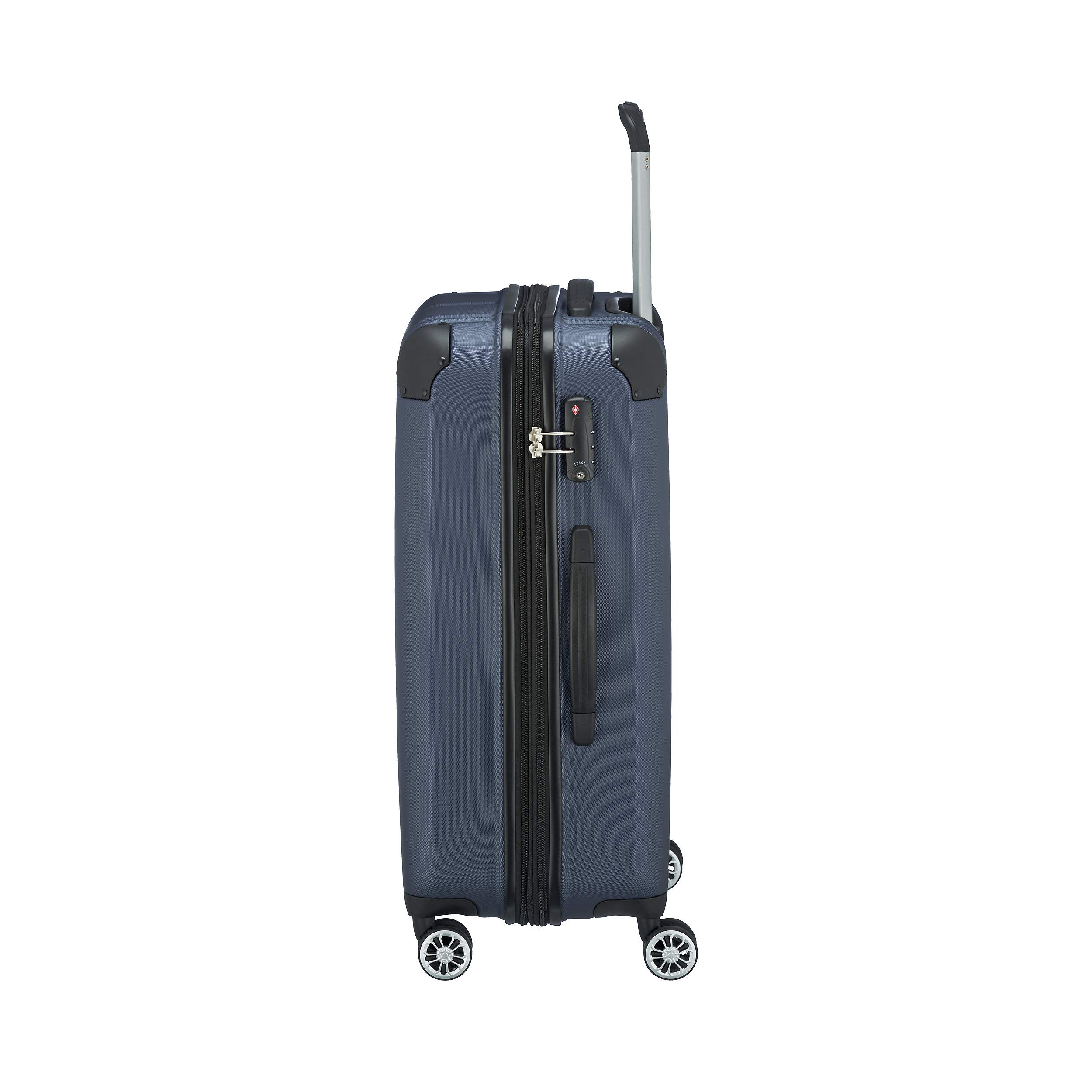 Unisex Adult Carry-On Luggage 68cm (27 Inches) - Lightweight Durable Blue Marine Suitcase for Travel, Business Trips & Weekend Getaways