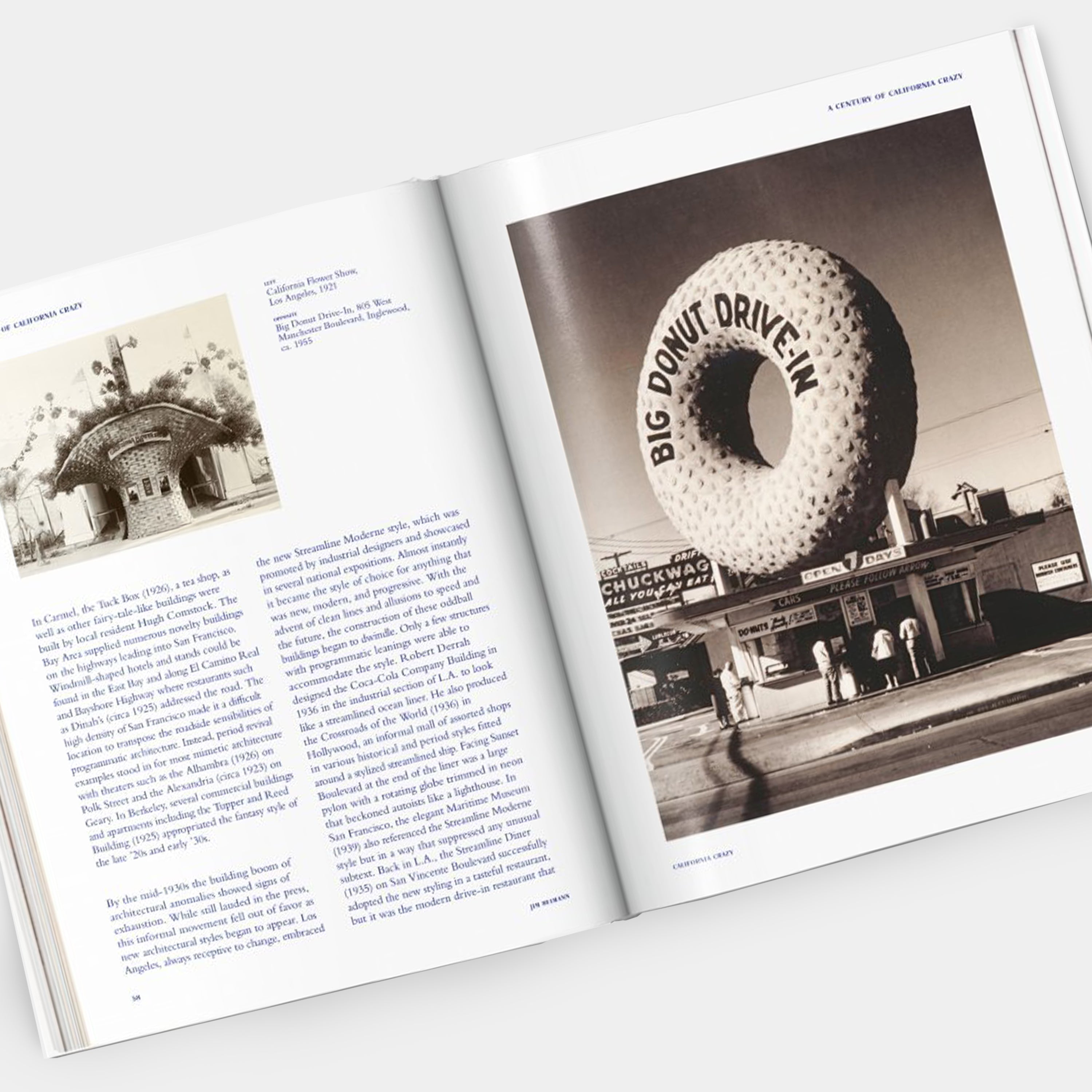 California Crazy: American Pop Architecture Book by Taschen - Explore Iconic Roadside Architecture & Design for Travelers & Collectors