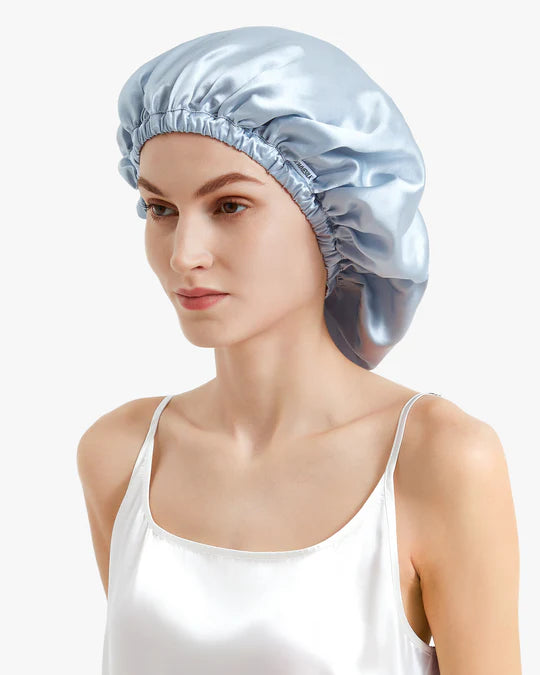Luxury Silk Sleep Caps for Women - Soft & Breathable Hair Protection for Nighttime & Travel - Perfect for Curly Hair & Natural Hair Care