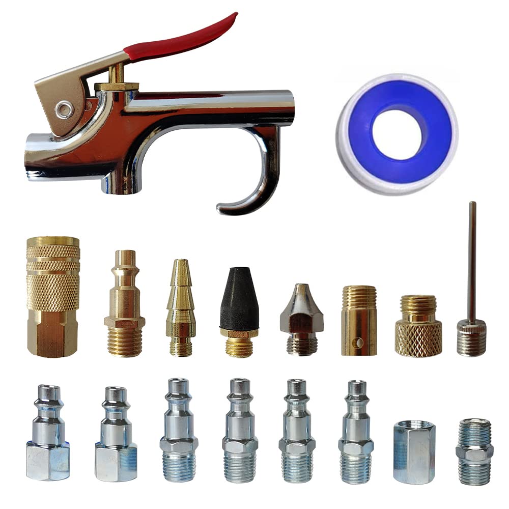 Abakoo 18-Piece Air Tool & Compressor Accessory Kit - 1/4