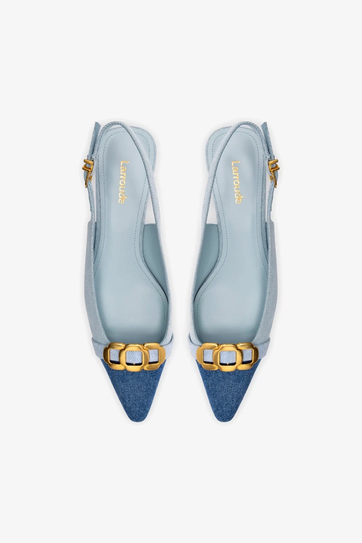 Franca Pump in Blue Denim - Women's Comfortable Denim Heels for Work & Casual Outfits | Perfect for Office, Date Night & Everyday Wear