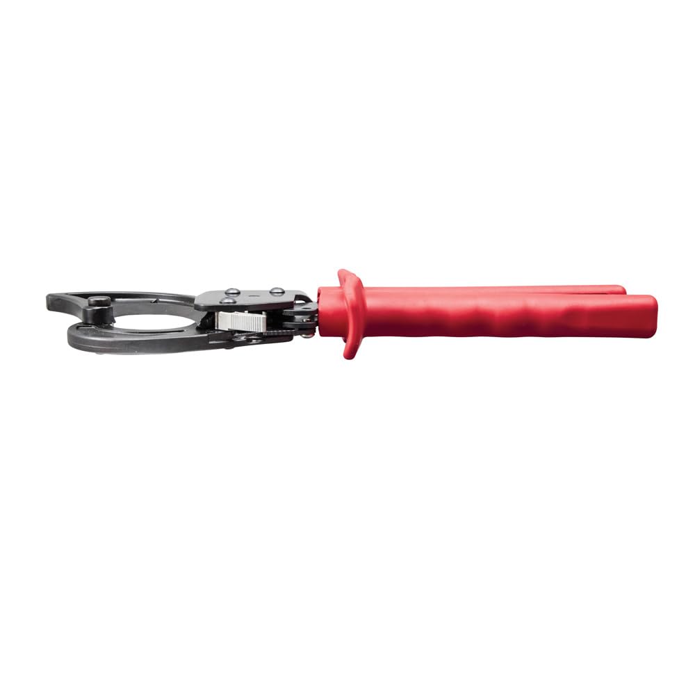 Klein Tools 63060 Heavy Duty Ratcheting Cable Cutters - Up to 750 MCM Capacity for Electrical Wire Cutting | Perfect for Electricians, Contractors & DIY Cable Preparation Projects