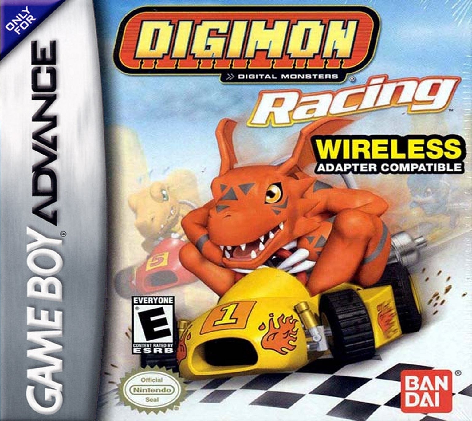 Used Digimon Racing Game Boy Advance Video Game Cartridge - Authentic Retro GBA Game for Collectors & Fans - Perfect for Nostalgic Gaming & Display