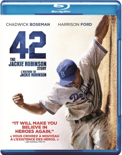 42 (Bilingual) [Blu-ray] - Perfect for Movie Nights, Sports Fans & Bilingual Families - English & Spanish Language Options