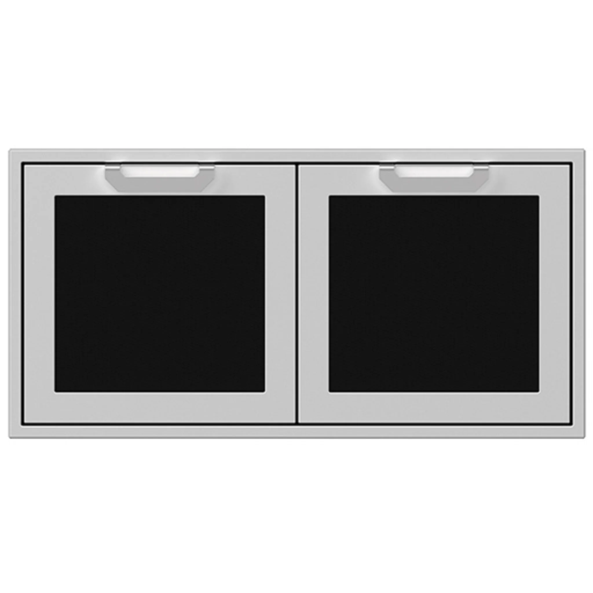 Hestan 42 Inch Outdoor Double Storage Doors with Lock - Heavy Duty Weatherproof Steel Cabinet for Patio, Garden & Backyard Organization (Model AGSD42) | Perfect for Storing Tools, Pool Supplies & Outdoor Equipment