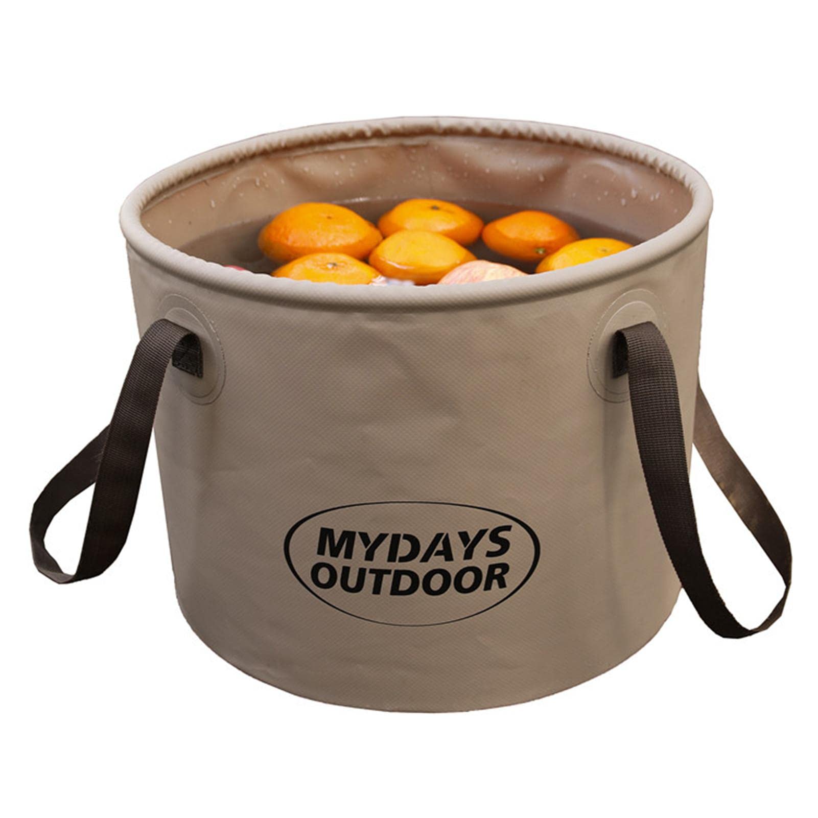 XGZ 15L/20L Collapsible Bucket - Large Capacity Foldable Water Bucket for Camping, Fishing, Hiking & Outdoor Activities - Durable PVC Mesh with Handle - Portable Storage Bag for Travel & Emergency Use