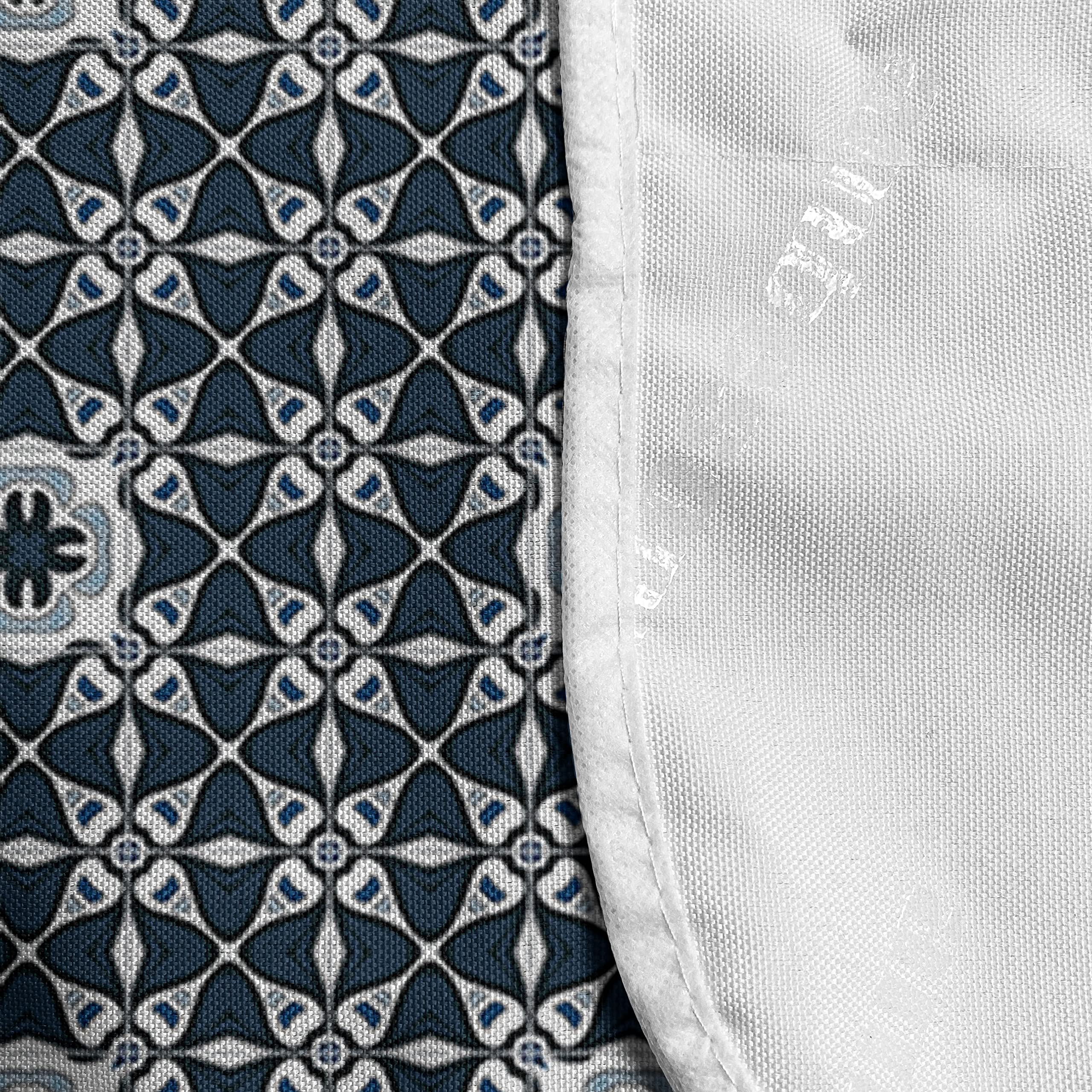 Ambesonne Traditional Microwave Oven Cover - Water Resistant Kitchen Organizer with Pockets, 36