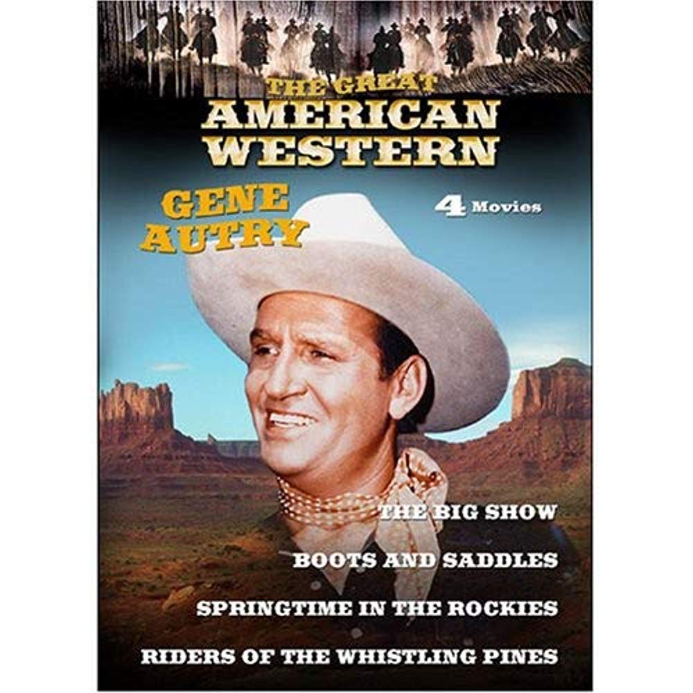 Boots and Saddles DVD with Bonus Movies: Riders of Whistling Pines, The Big Show & Springtime in the Rockies - Classic Western Films for Movie Nights & Cowboy Theme Parties