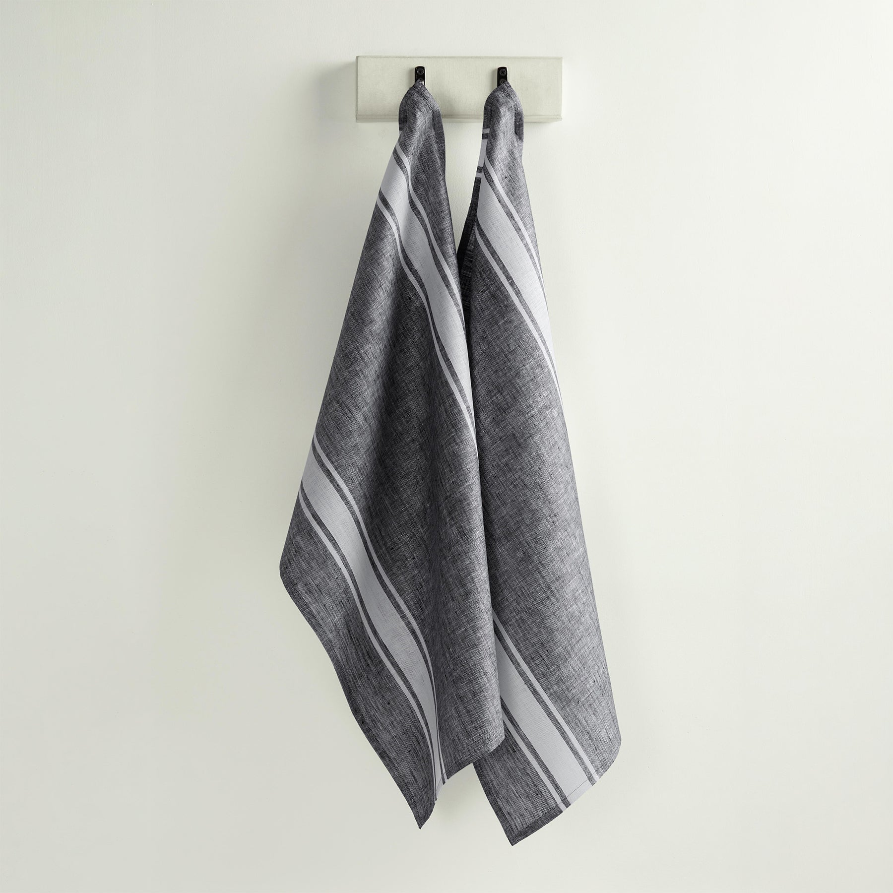 Farmhouse Stripe Kitchen Towels Set of 2 - Absorbent Cotton Dish Towels for Drying Dishes, Cleaning & Decor - Rustic Farmhouse Decor for Kitchen & Dining Room